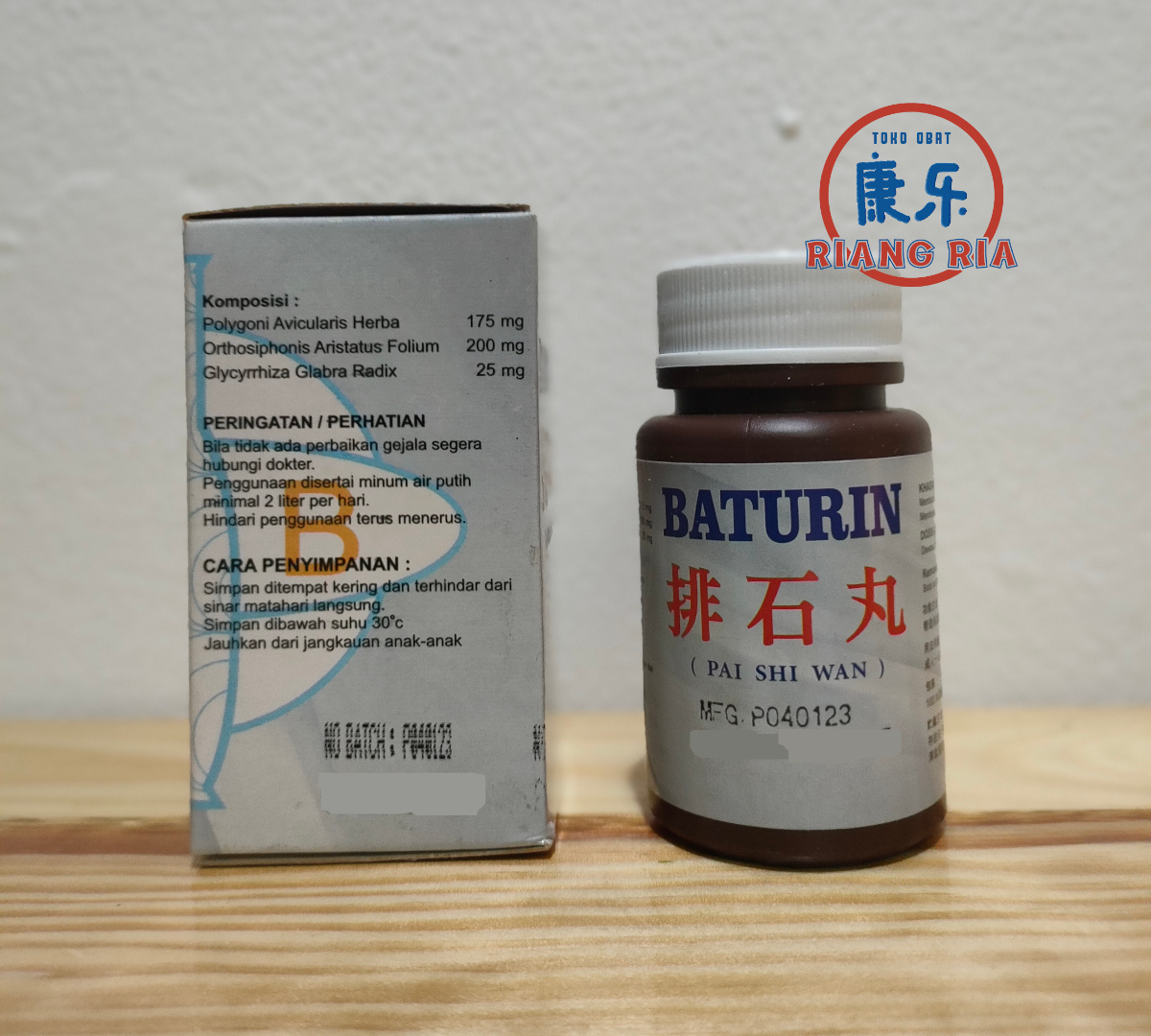 Baturin / Pai Shi Wan - untuk Batu Ginjal, Batu Kantung Kemih