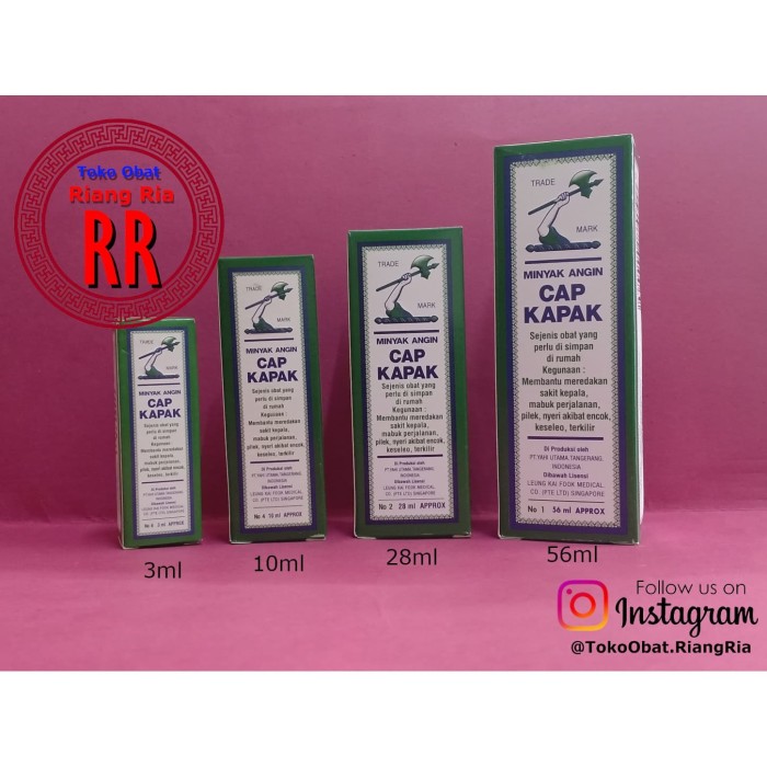 Minyak Angin Cap Kapak ukuran jumbo 56 ml - JUMBO 56ML