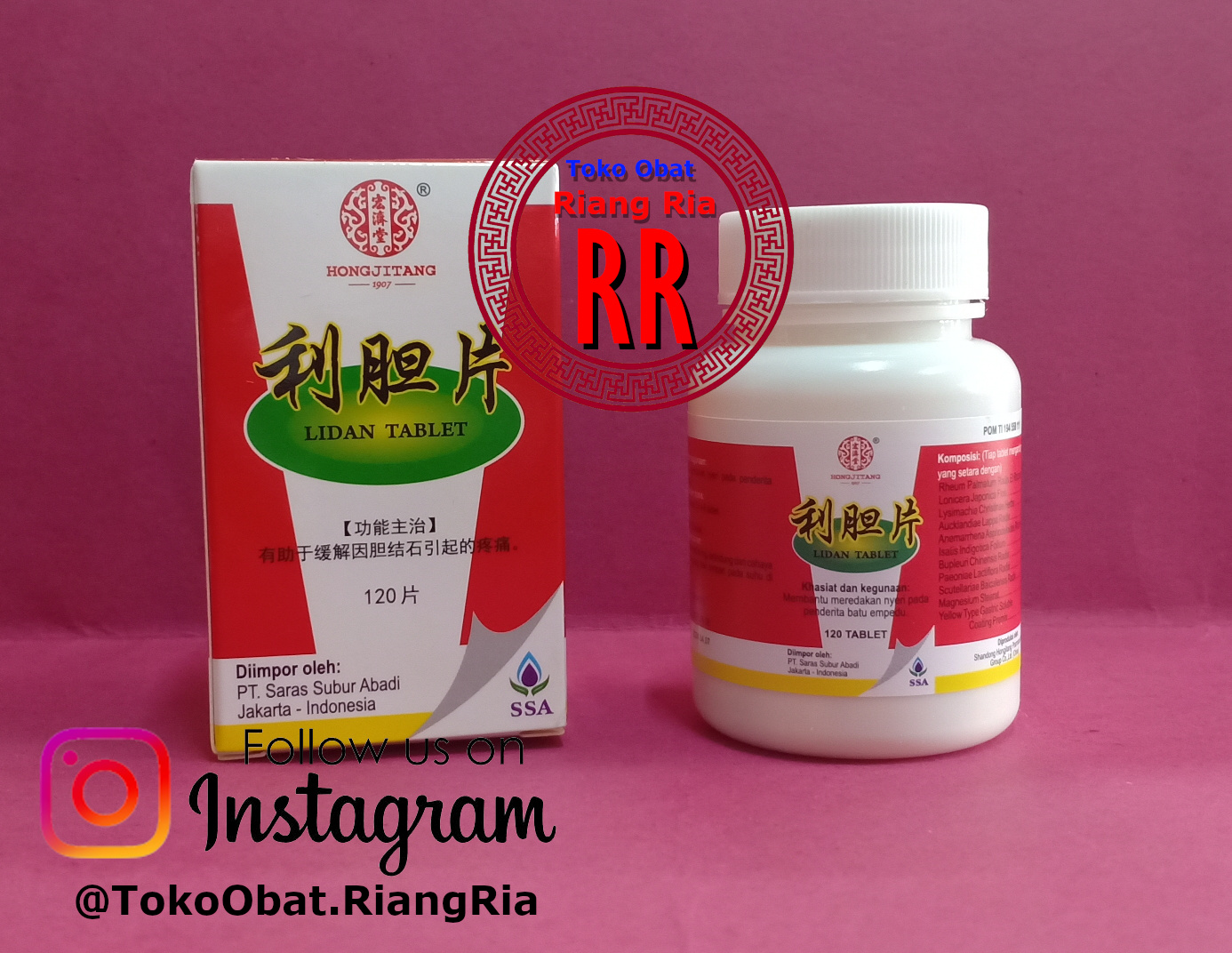 LIDAN TABLETS - obat batu empedu
