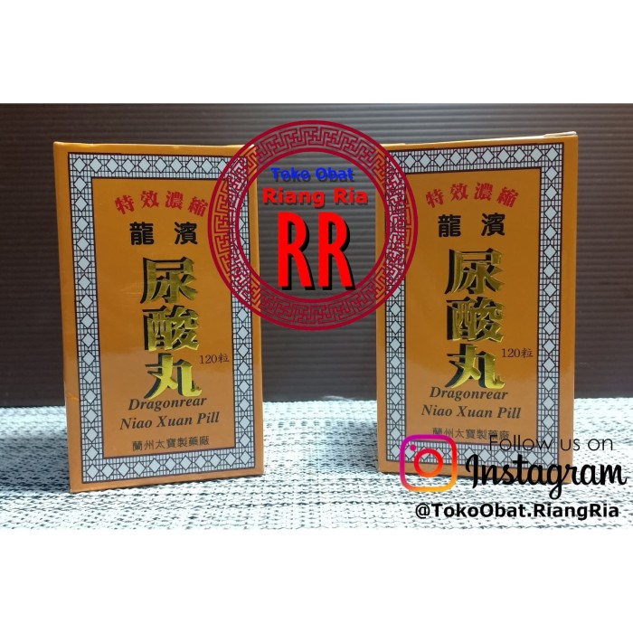 Dragonrear Niao Xuan Pill - Obat Nyeri Asam Urat, Pegal Linu, Rematik