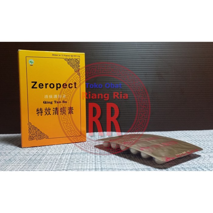 Zeropect (Qing Tan Su ) - Obat Batuk Berdahak,Melegakan Pernapasan