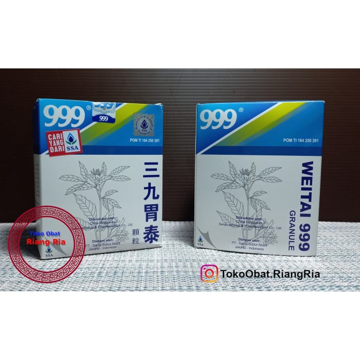 Weitai 999 Granule - Obat Sakit Maag dan Pencernaan Herbal