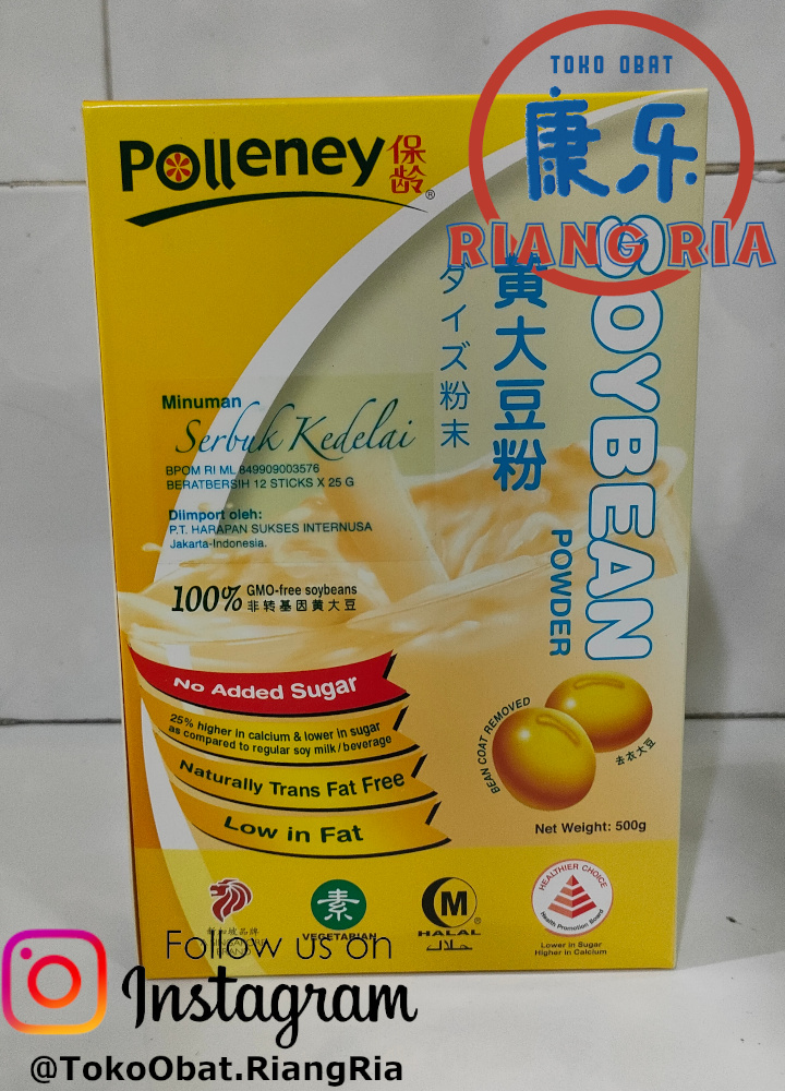 Minuman Serbuk Kedelai Halal Polleney Vegetarian Soybean Powder(500gr)