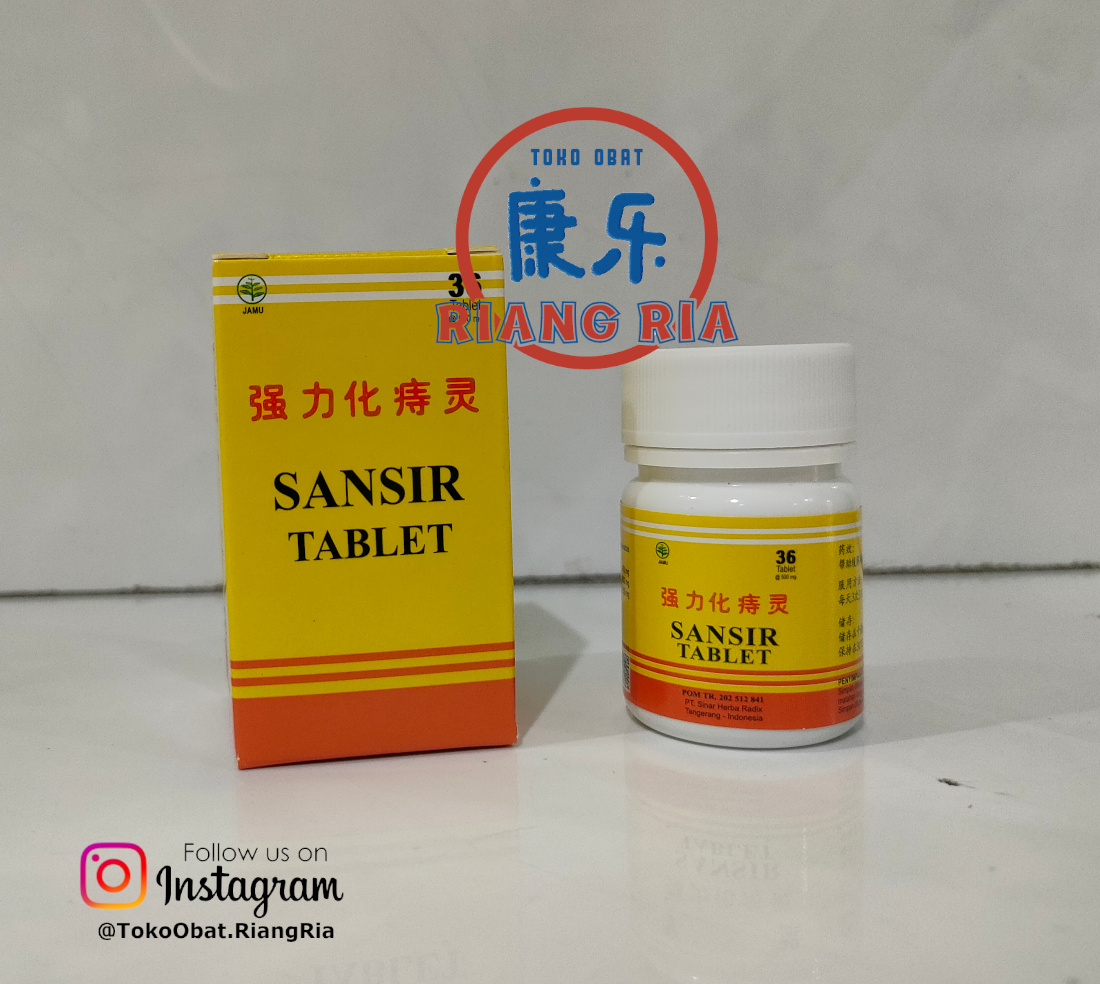 SANSIR TABLET HUA ZHI LING Wasir / High Strength Fargelin 36 TAB