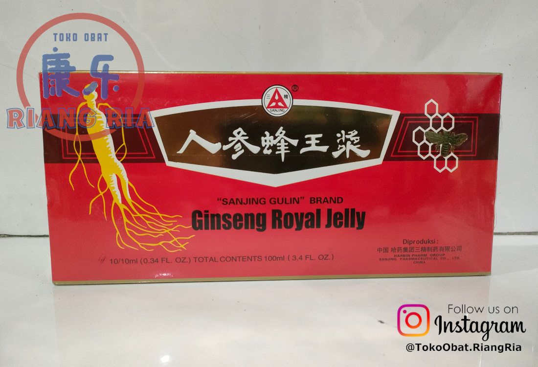 Ginseng Royal Jelly Sanjing - Memelihara Energi, Stamina, Kesehatan