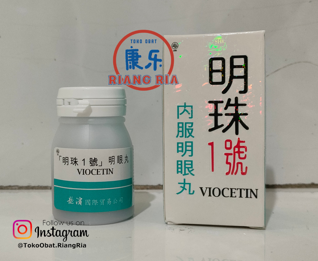 VIOCETIN (EYE PEARL) - Vitamin Kesehatan Fungsi Mata