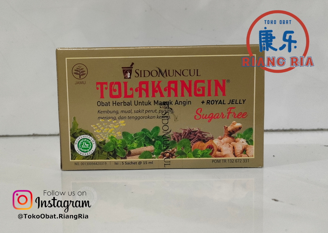 TOLAK ANGIN CAIR SUGARFREE ISI 5 SACHET
