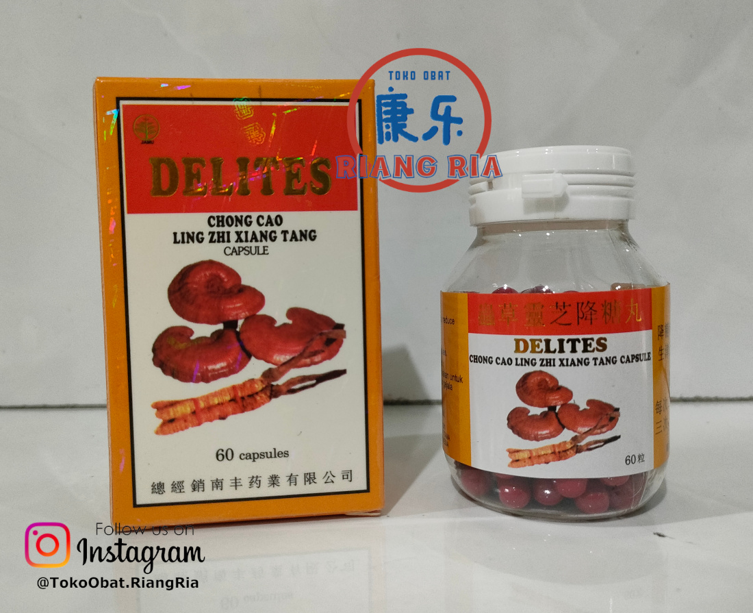 DELITES CHONG CAO LING ZHI XIANG TANG (OBAT GULA/DIABETES)