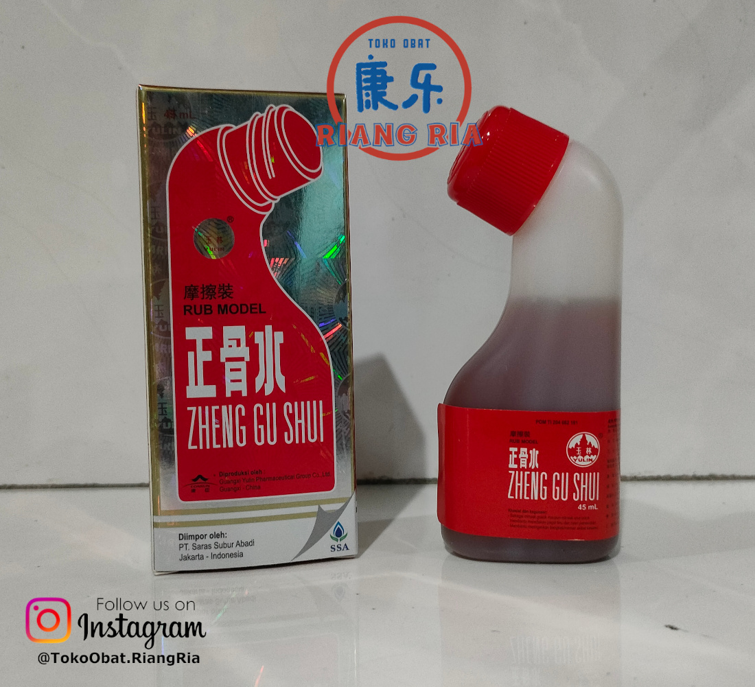 ZHENG GU SHUI RUB obat gosok keseleo - bengkak - memar ampuh