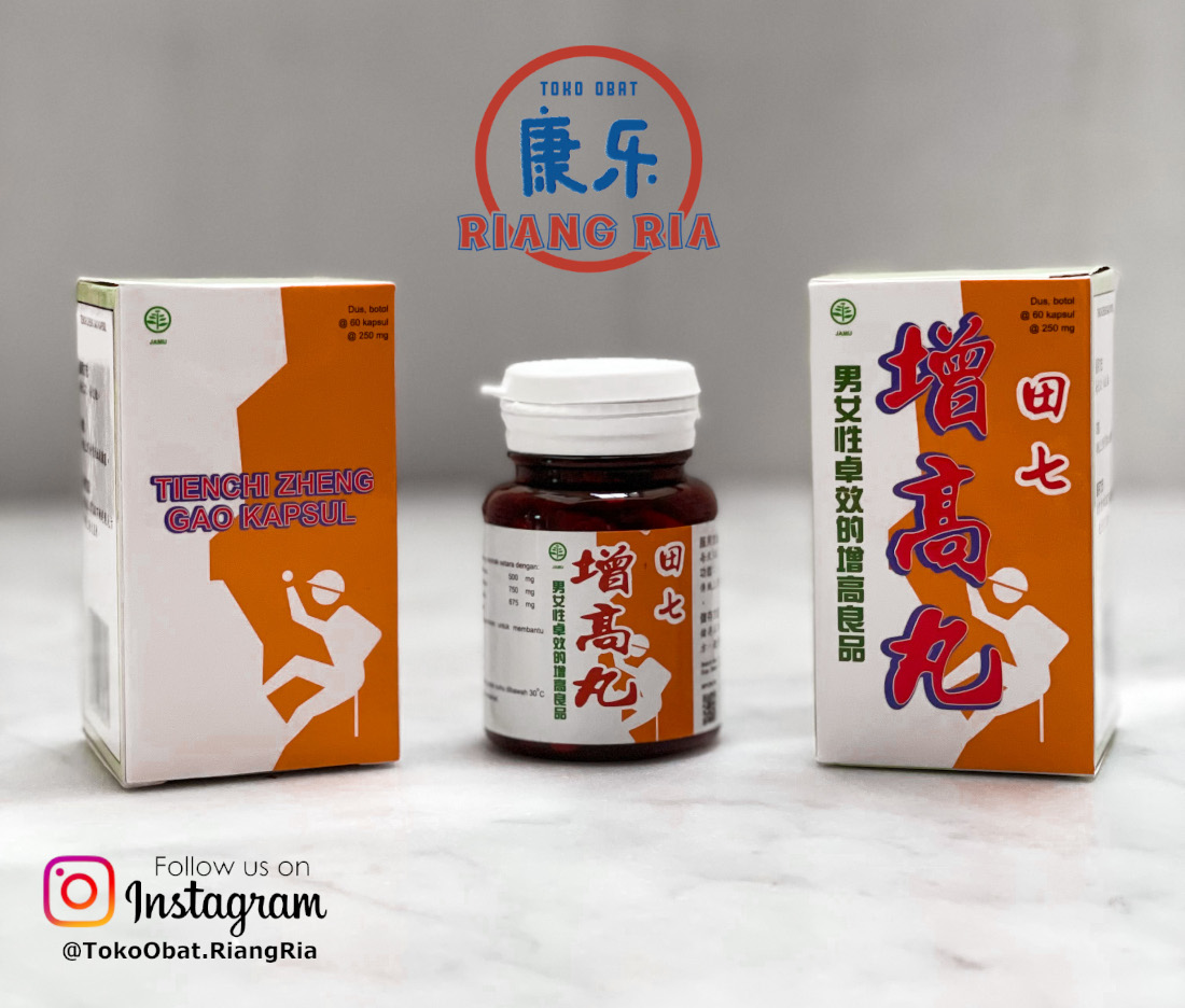 Tienchi Zheng Goo Wan - Pelancar Darah dan Peninggi badan (PT. SHR)