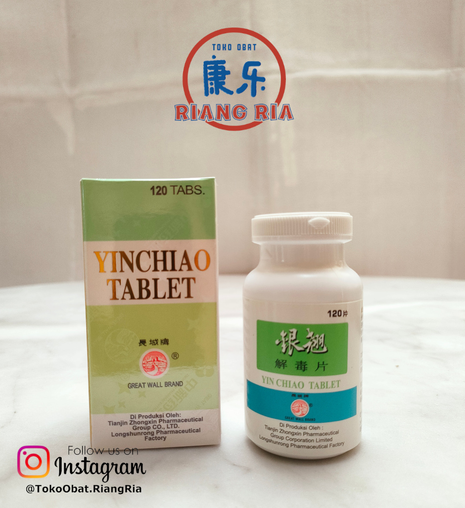 YINCHIAO TABLET 120TAB GREAT WALL BRAND YIN QIAO YIN CHIAO TABLET