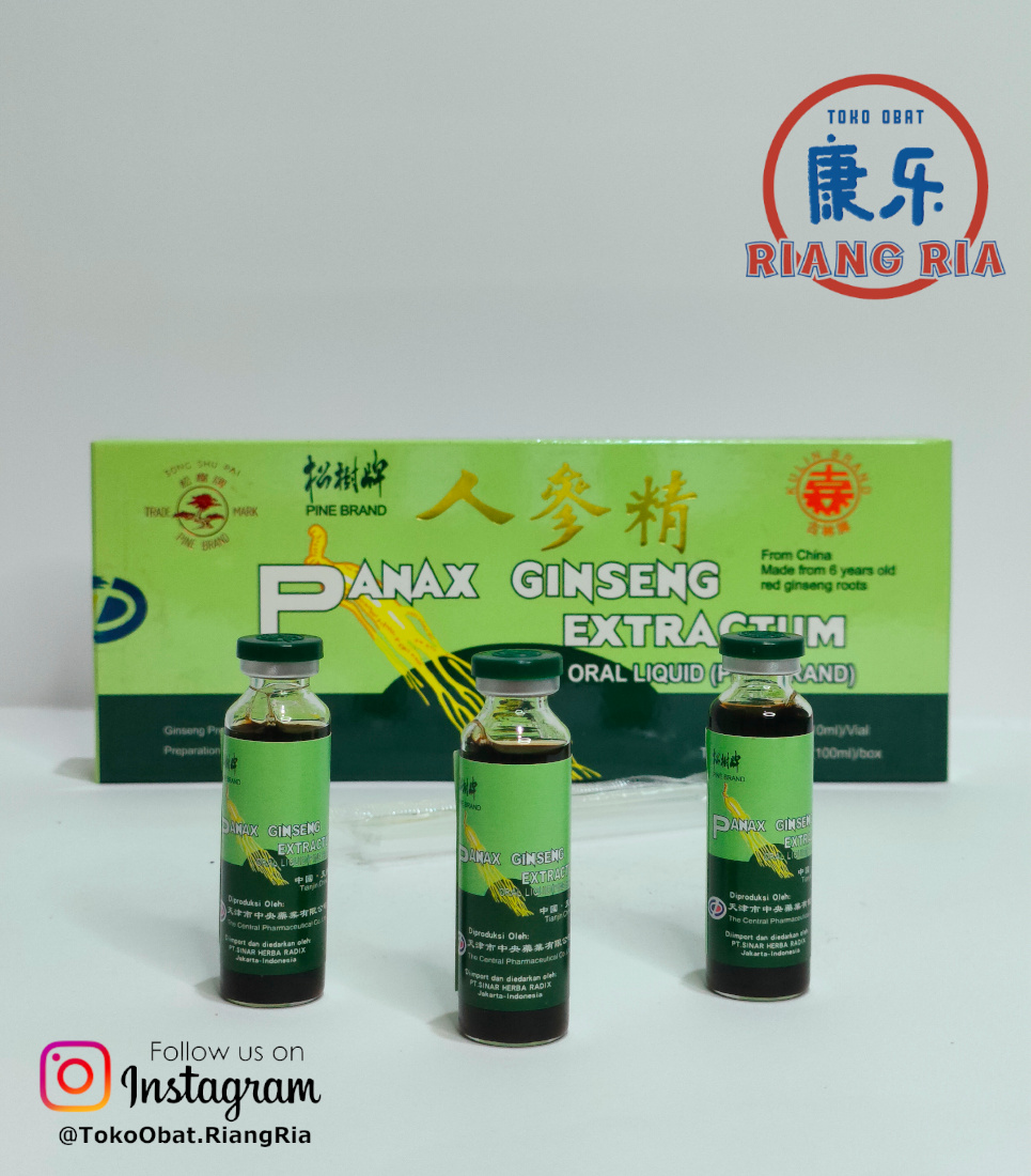 PANAX Ginseng Extractum Cair Kulin Brand - Stamina - 1 BOTOL
