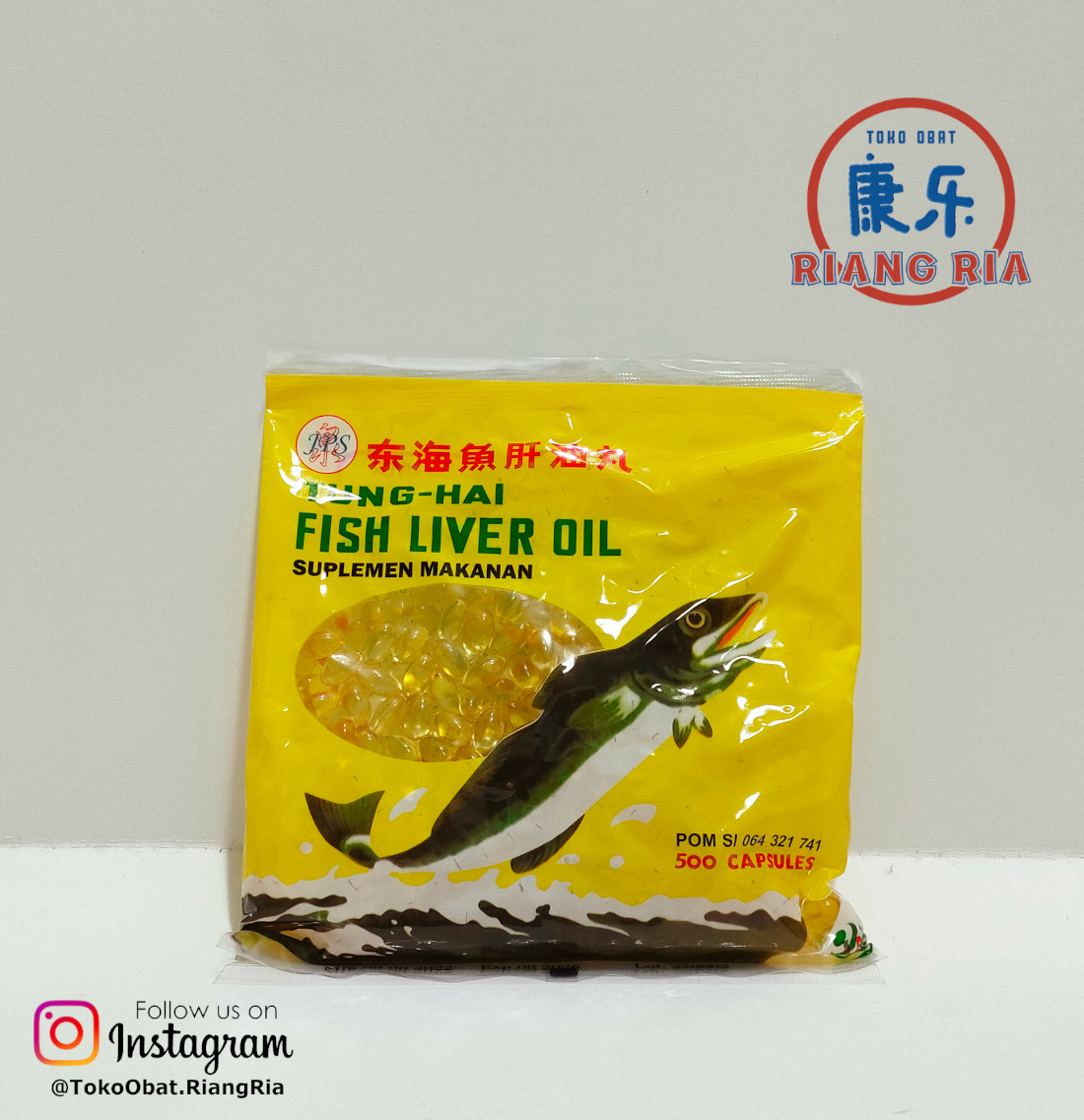 Minyak Ikan Tung Hai - Tunghai - Kapsul 500's - Intra Aries