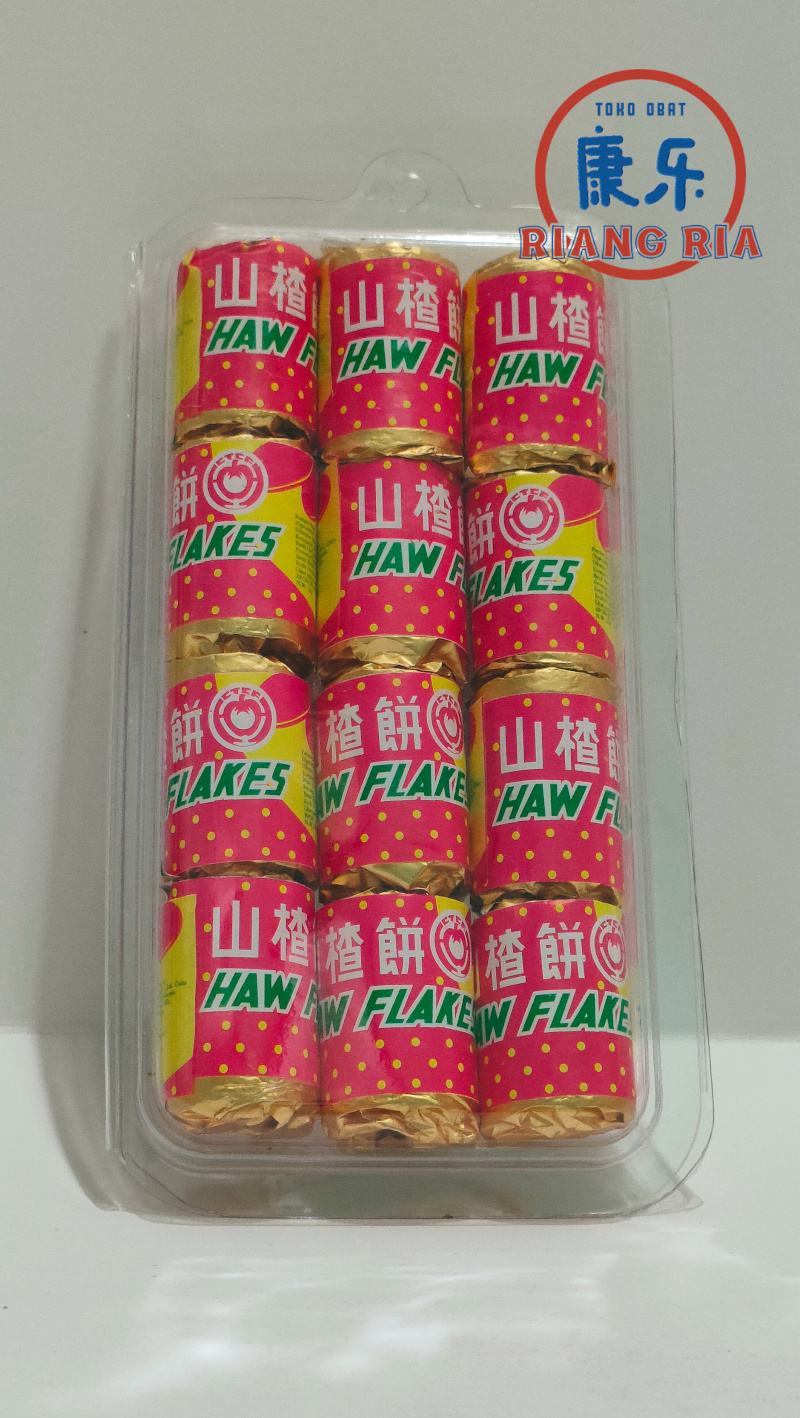 Sanca Mika Manisan Buah Haw Flakes - Sanca Ukuran Besar isi 12