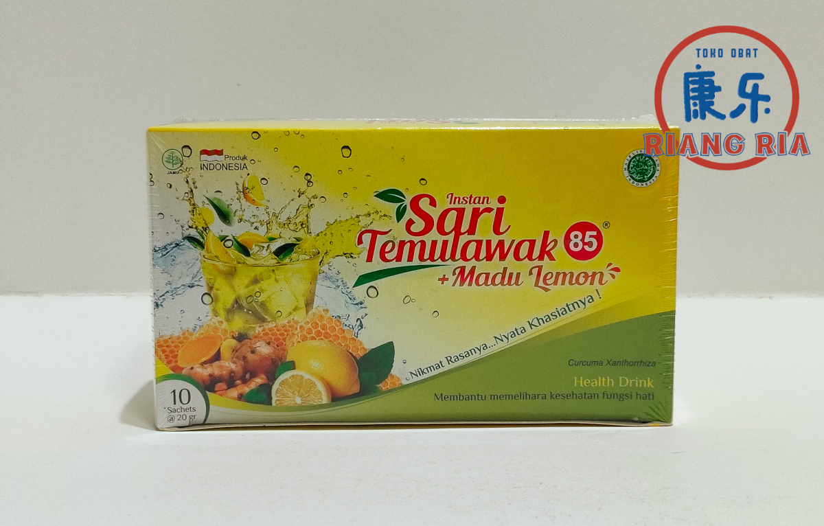 Sari Temulawak Instant 85 - Madu Lemon Menyegarkan 10 Sachet