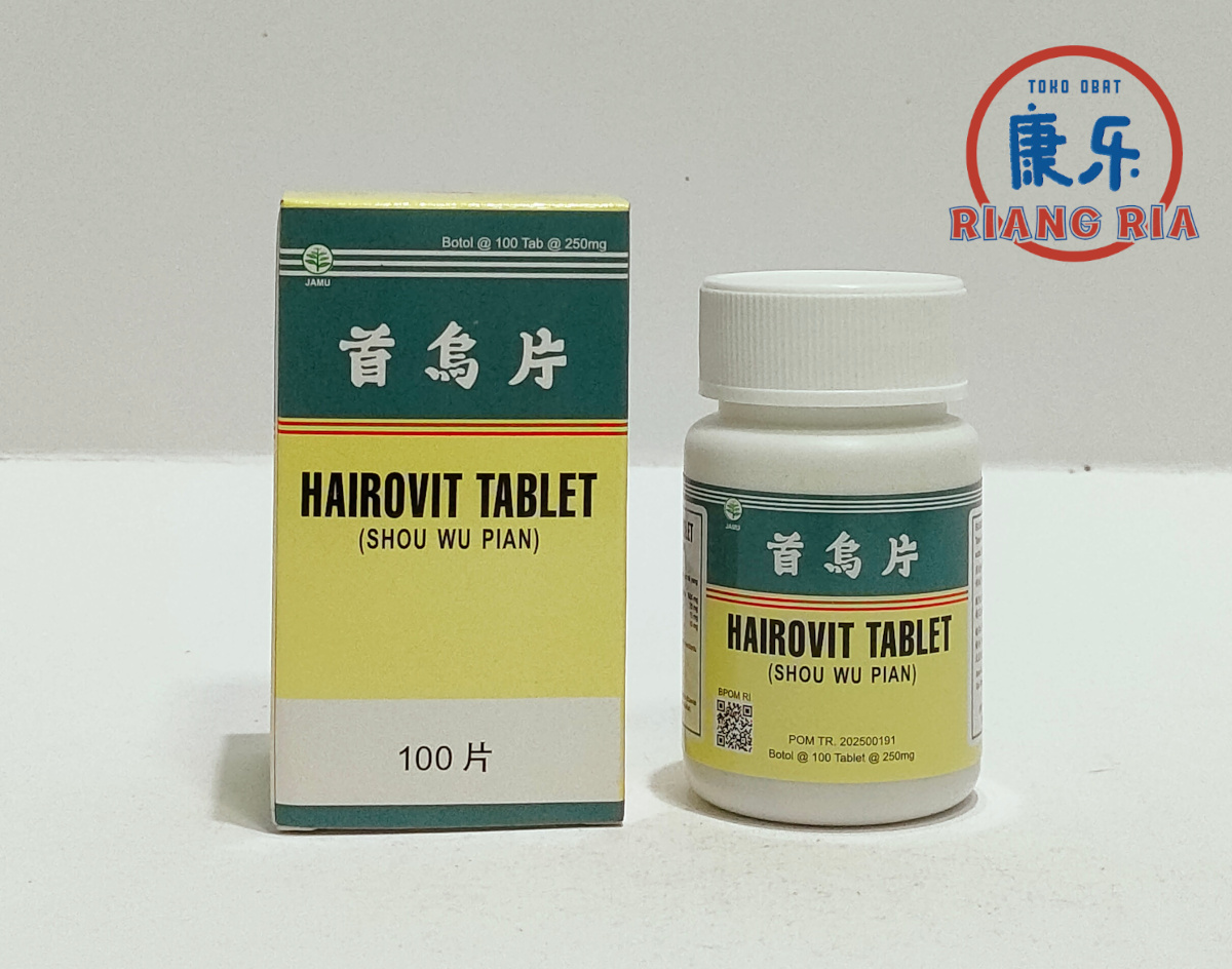 HAIROVIT TABLET SHOU WU PIAN 100 TABLETS