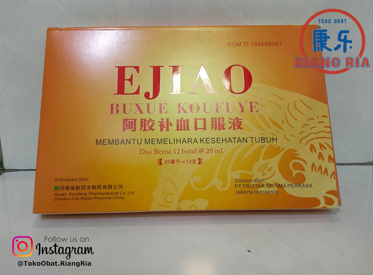 EJIAO BUXUE KOUFUYE 12 BOTOL @20ML EJIAO BU XUE KOU FU YE
