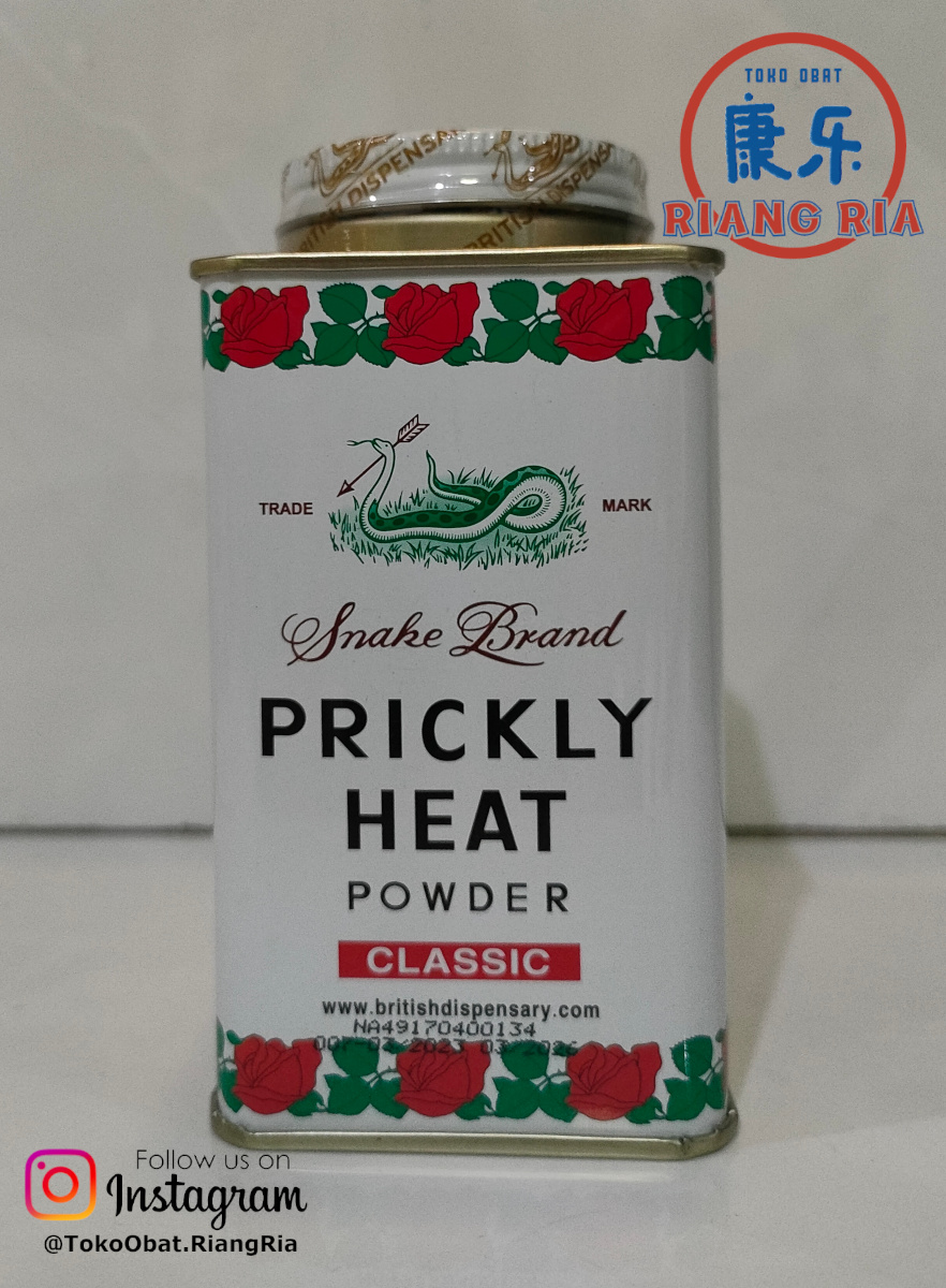 PRICKLY HEAT POWDER CLASSIC 150 GR / BEDAK ULAR CLASSIC 150 GR
