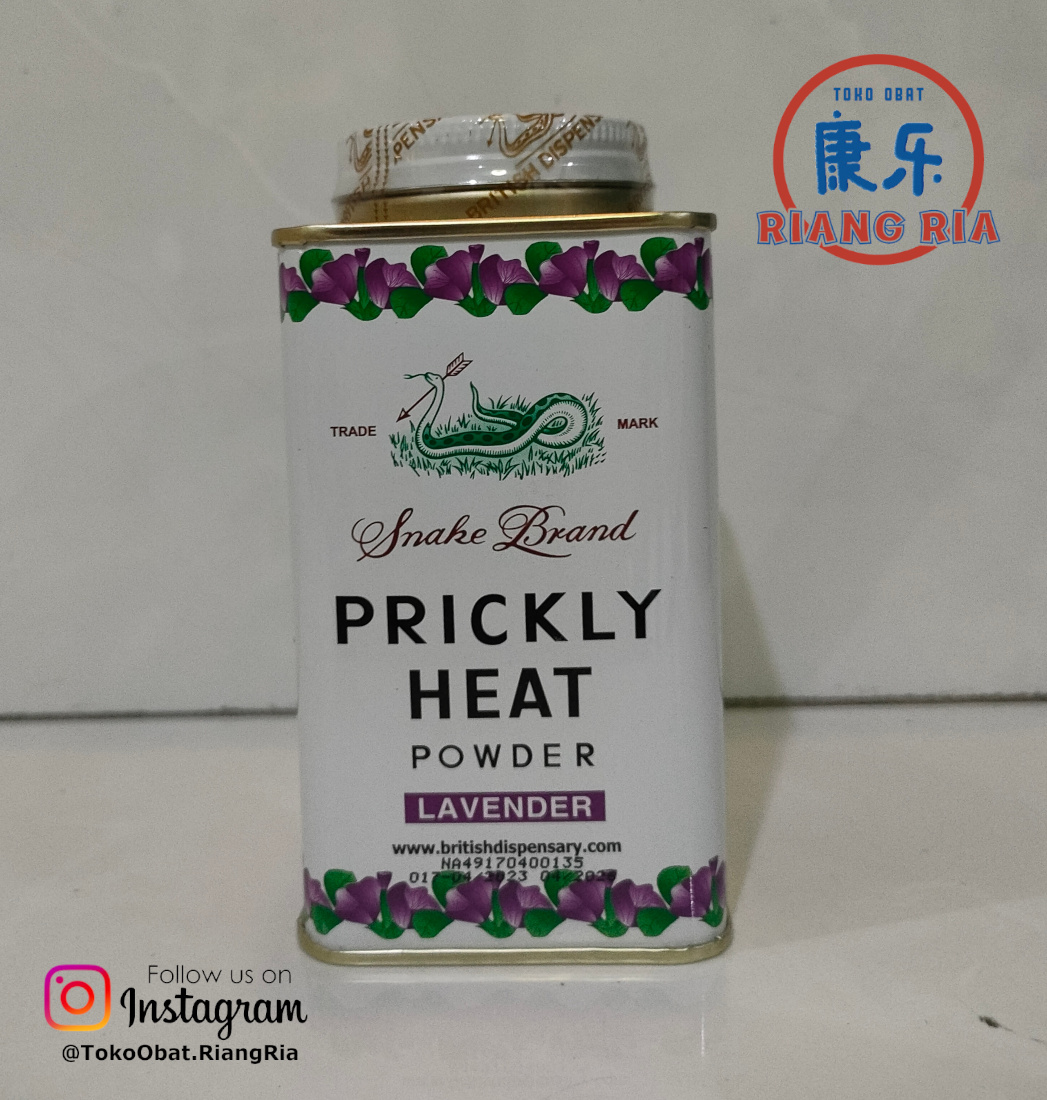 PRICKLY HEAT POWDER LAVENDER 150 GR / BEDAK ULAR LAVENDER 150 GR