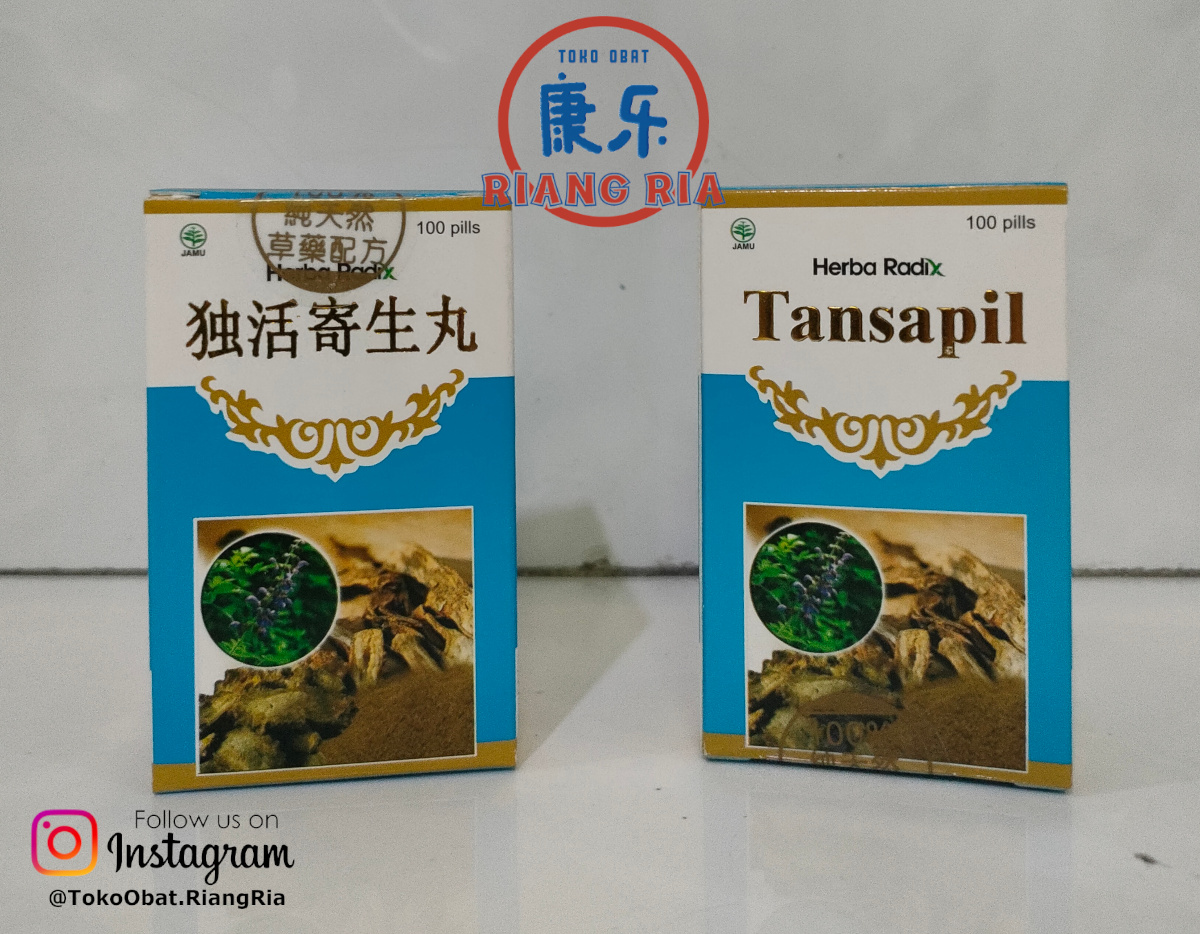 TANSAPIL 100 PIL DU HUO JI SHENG WAN NYERI LUTUT SENDI PINGGANG
