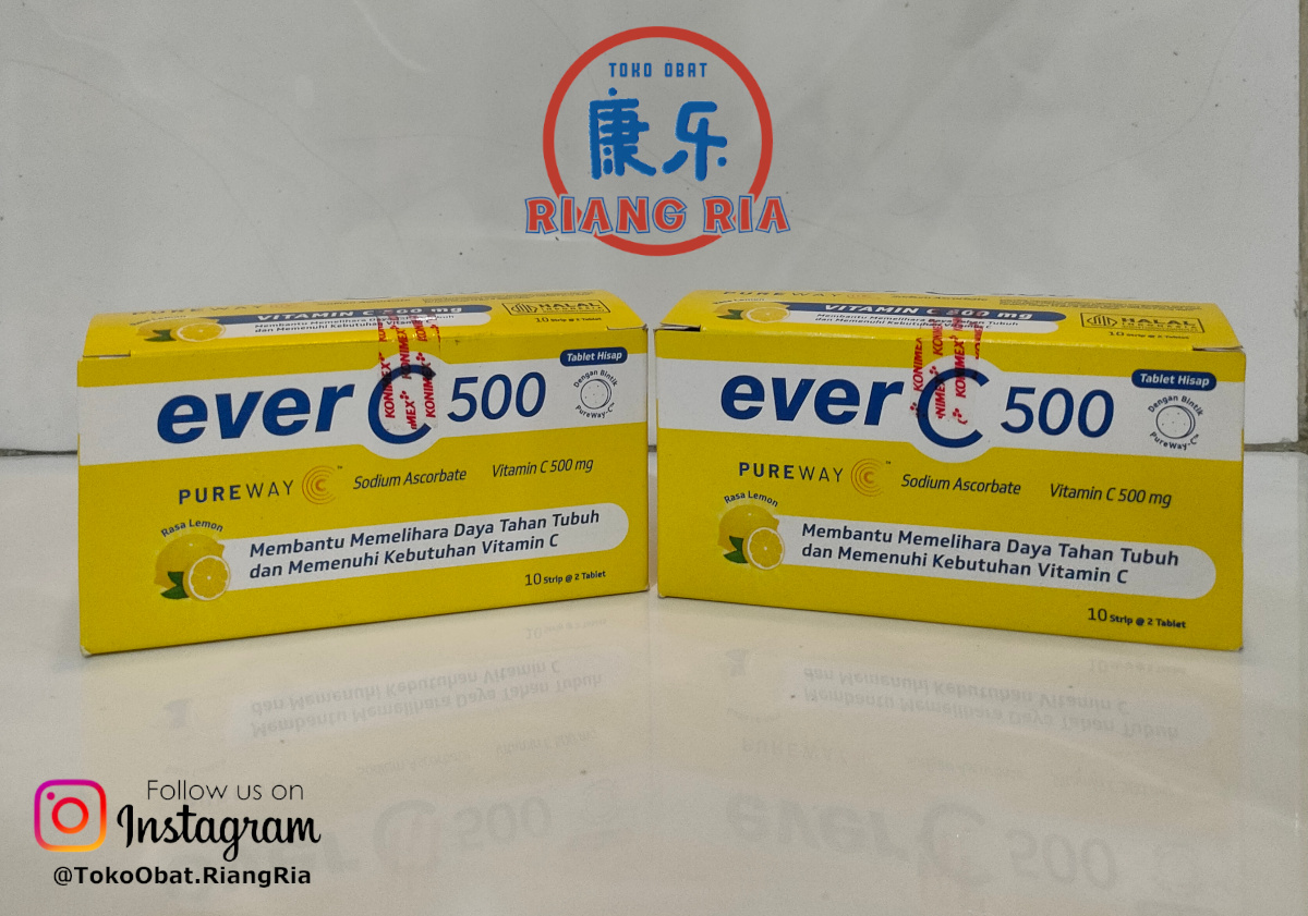 EVER C 500 MG RASA LEMON BOX 20 TABLET