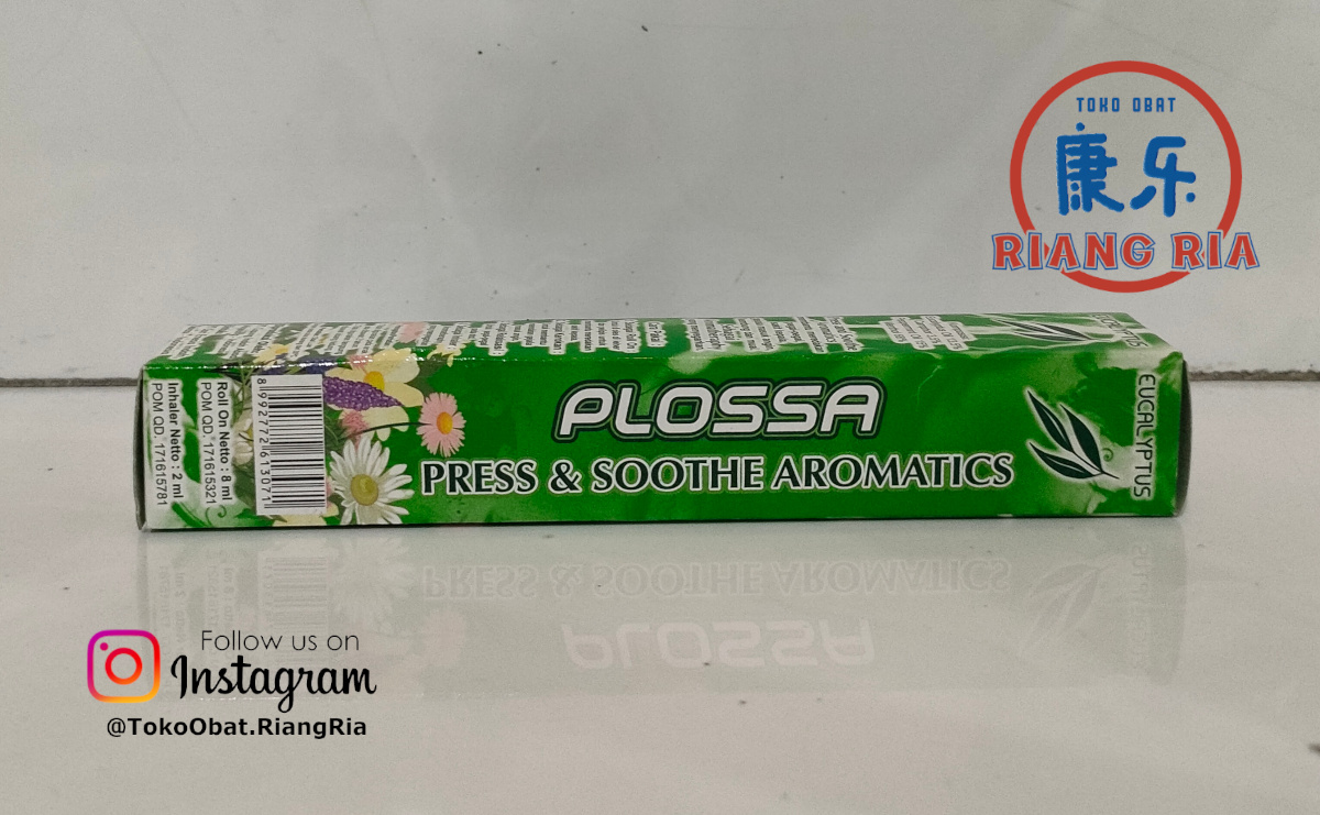 Minyak Angin Plossa Press & Sooth Eucalyptus - 10ml