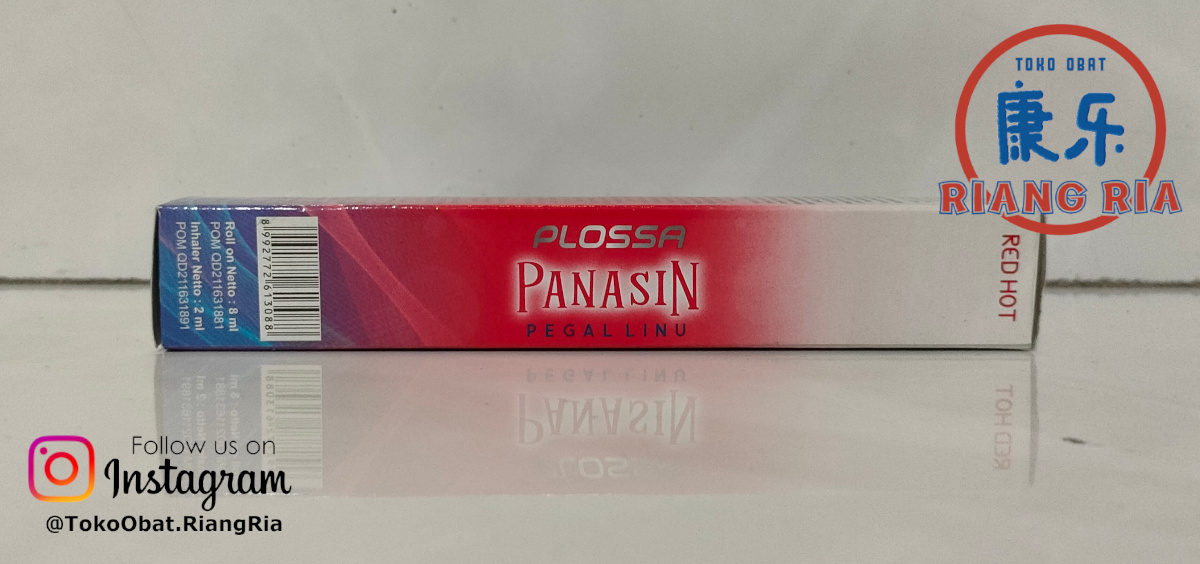 Minyak Angin Plossa Press & Sooth Red Hot - 10ml