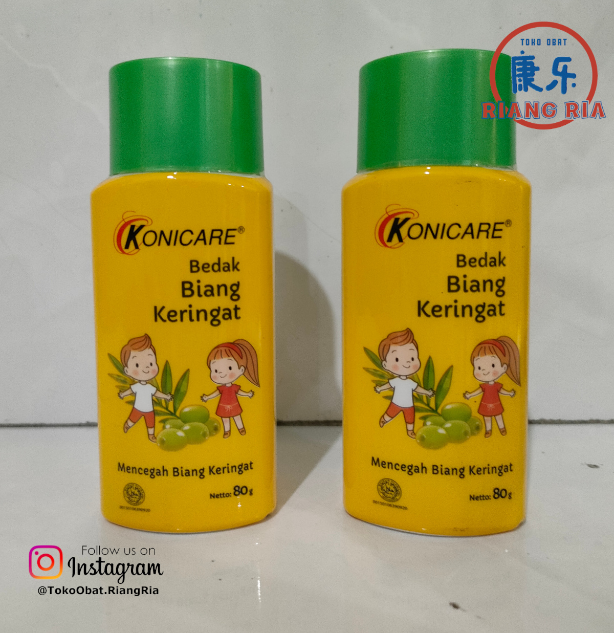 Konicare Bedak Biang Keringat - 80gram