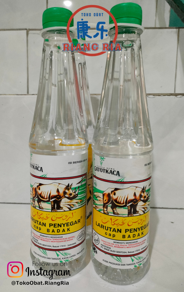 Sinde Cap Badak Larutan Penyegar 500 ml