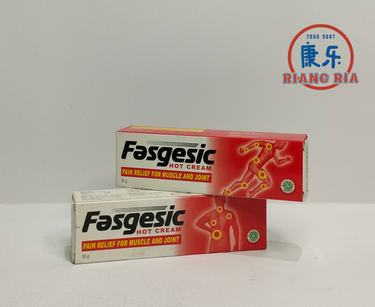 Fasgesic Hot Cream (30 gram) - Pain Relief For Muscle and Joint