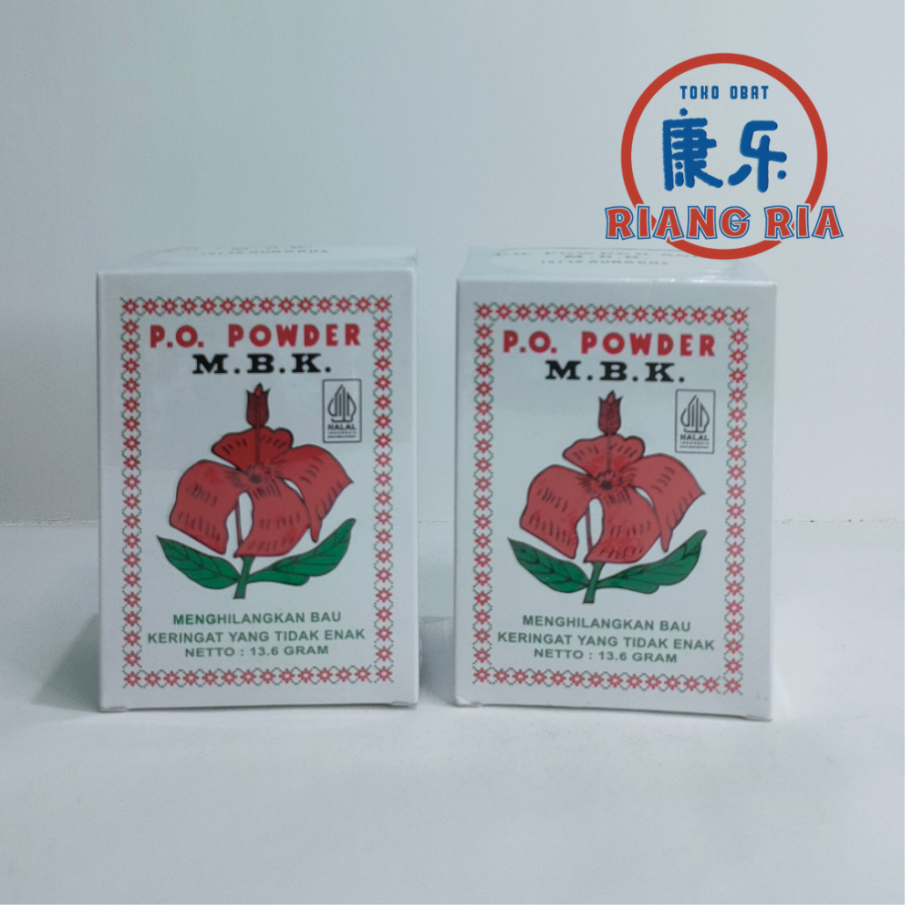 P.O MBK Powder Putih Box (isi 12) Bedak MBK Biasa