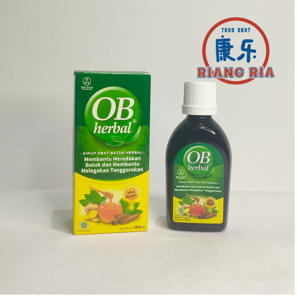 OB Herbal Sirup plus Madu 100 ml - Obat Batuk & Tenggorokan