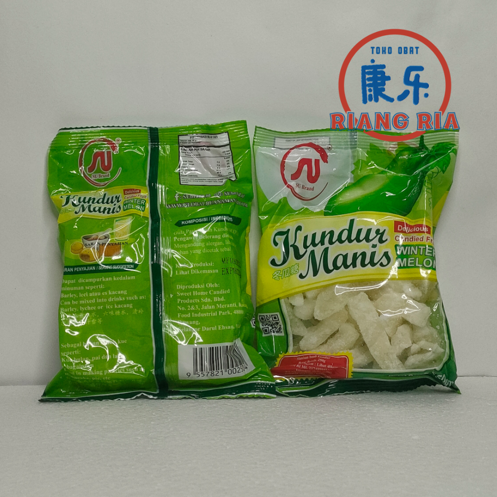 Kundur Manis Winter Melon Buah-Buahan Kering Merek SU - 250gr
