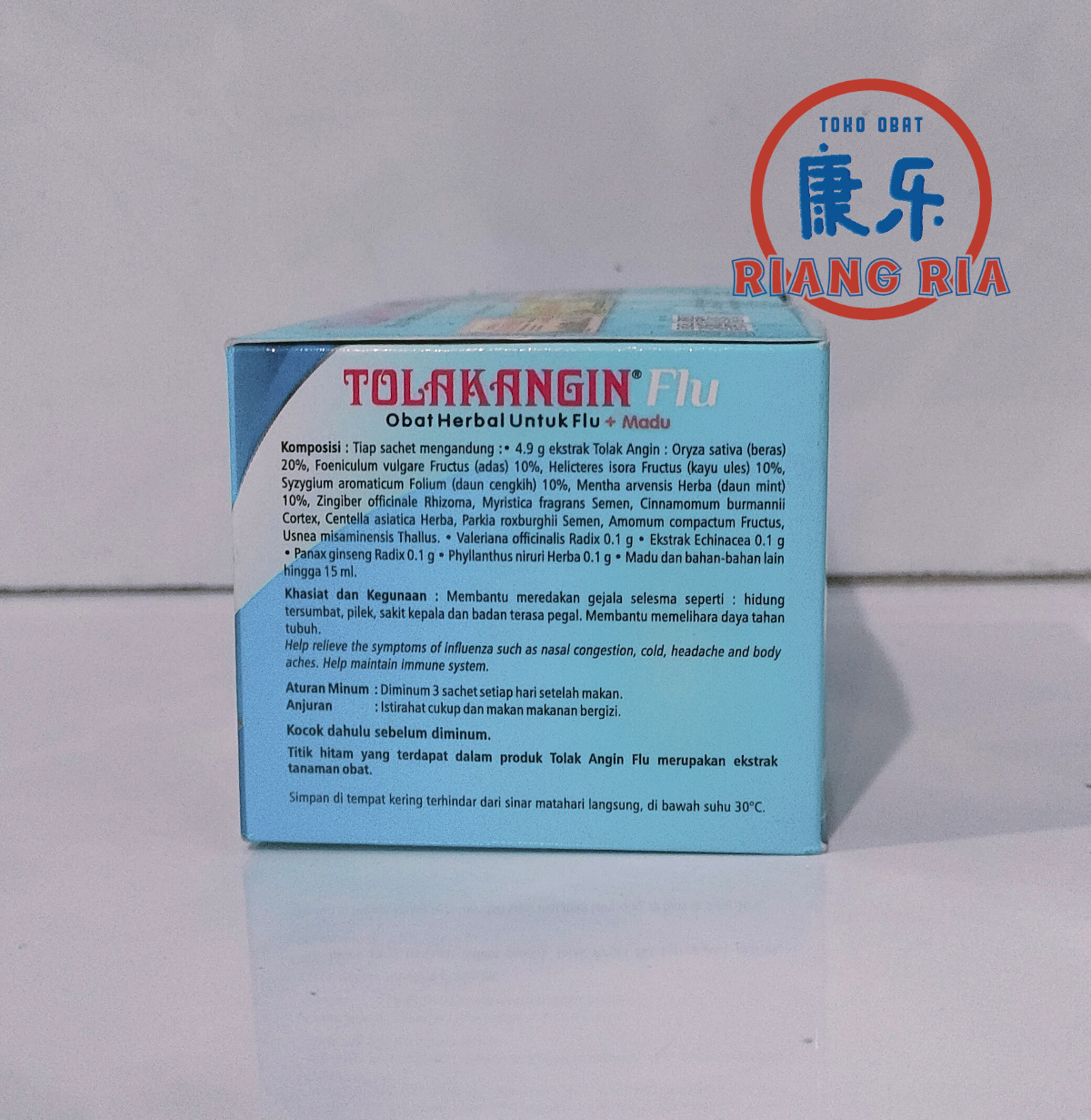 Tolak Angin Flu 12 Sachet - Meredakan Masuk Angin dan Flu