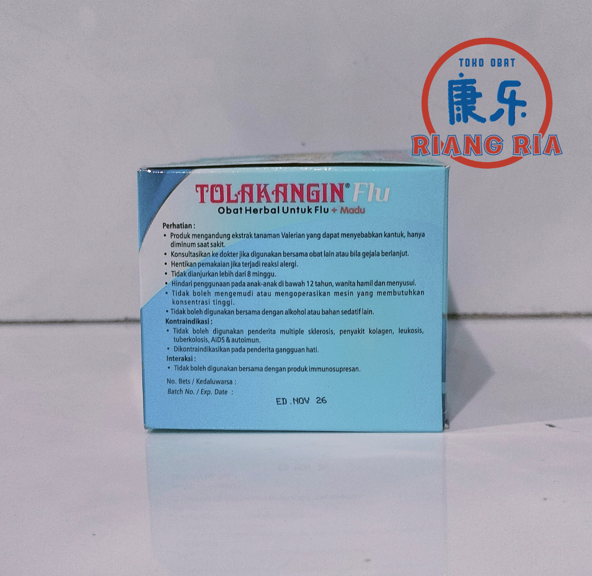 Tolak Angin Flu 12 Sachet - Meredakan Masuk Angin dan Flu