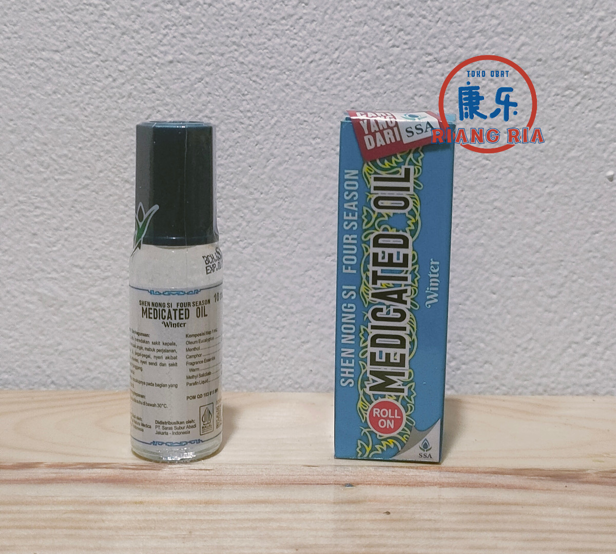 Four Season Medicated Oil Winter Roll-On 10 ml - Minyak angin seciyu