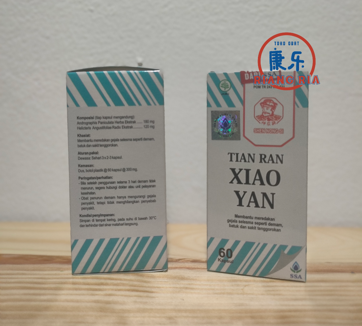 Tian Ran Xiao Yan 60 Kapsul