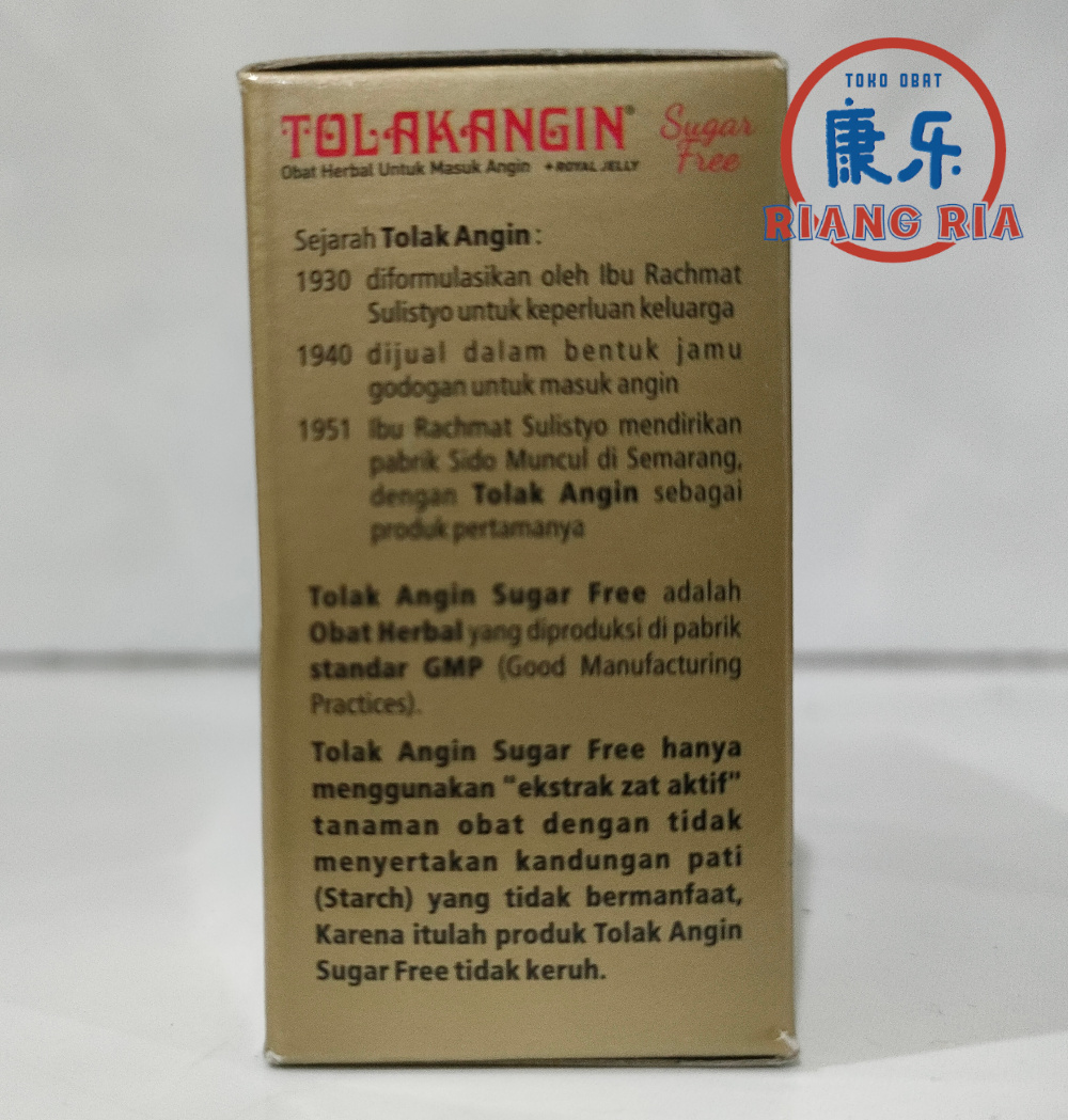 Tolak Angin Cair Dewasa Bebas Gula Herbal Aman Diabetes - Box isi 5 Sachet @15ml