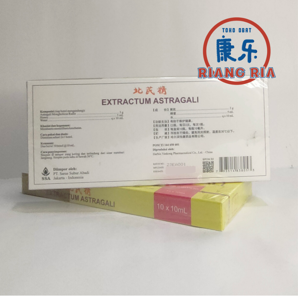 Extractum Astragali (jual per botol @10ml) - Obat Penambah Darah, Stamina & Daya Tahan Tubuh