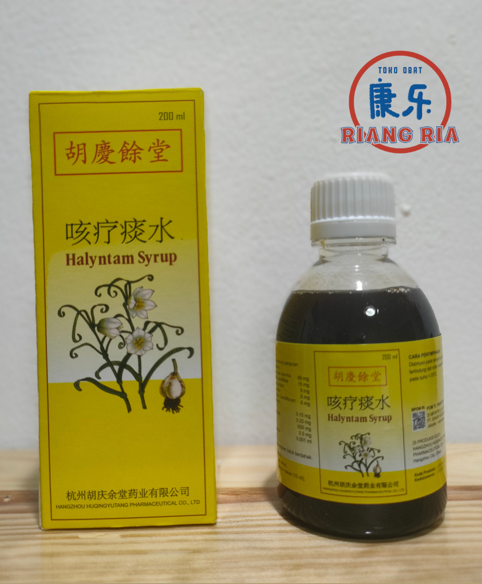 Halyntam Syrup 200ml - 0bat Batuk Berdahak Original